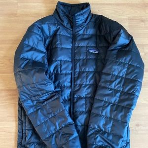 Boys Patagonia Insulated Nano Puff Jacket - XL Black
